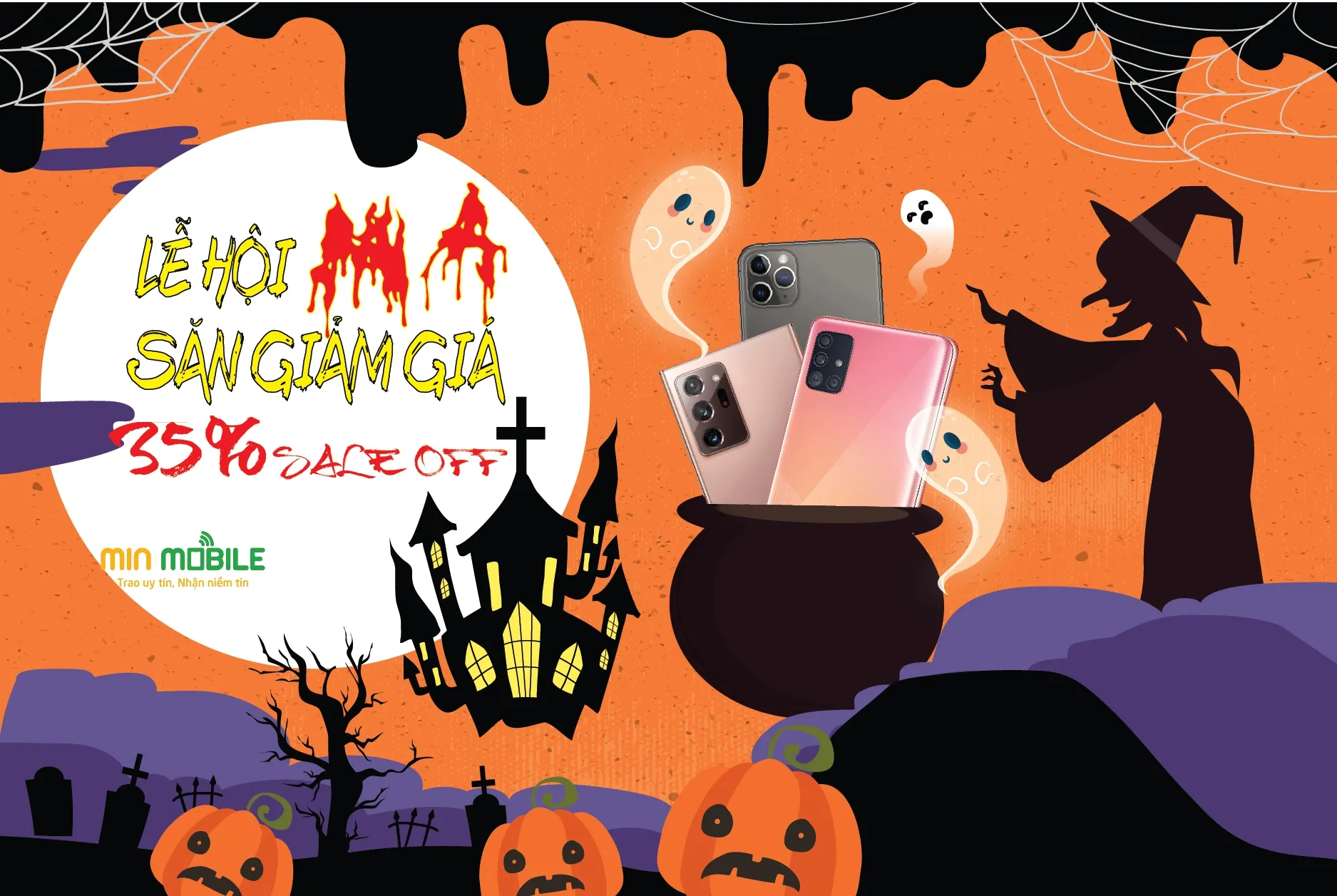 Tưng bừng Halloween cùng Minmobile 