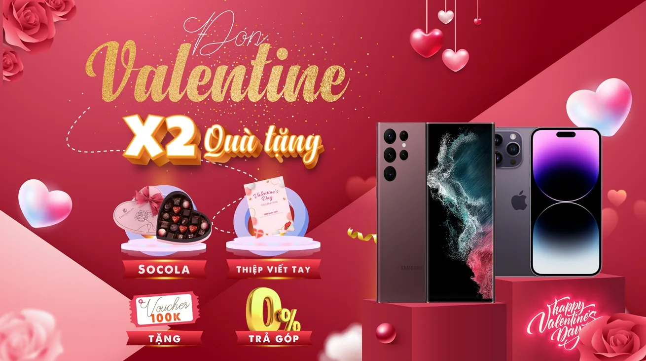 Thể lệ chương trình Valentine X2 Quà tặng - MinMobile ưu đãi khủng