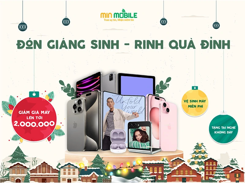 Chương trình Đón Giáng Sinh - Rinh Quà Đỉnh tại MinMobile