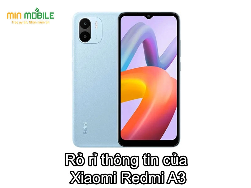 Lộ thông tin thiết kế và thông số kĩ thuật của Xiaomi Redmi A3