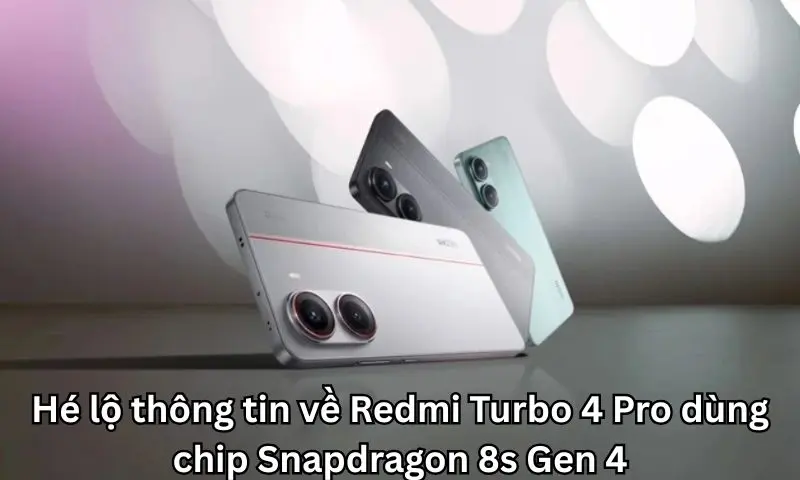 Ra mắt chính thức Redmi Turbo 4 Pro dùng chip Snapdragon 8s Gen 4