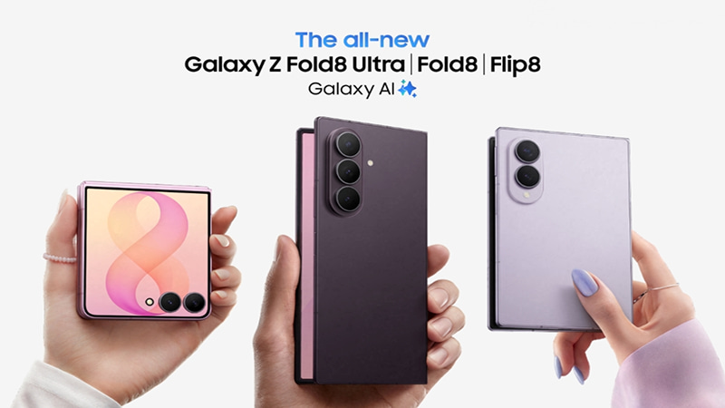 Chi tiết giá bán niêm yết bộ ba Galaxy Z Fold8 Ultra, Z Fold8 và Z Flip8 chính thức tại Việt Nam